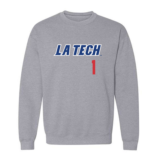 LA Tech - NCAA Baseball : Wesley Scott - Replica Shersey Crewneck Sweatshirt-0