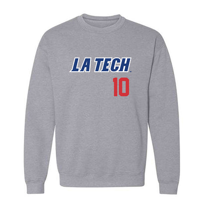 LA Tech - NCAA Baseball : Brooks Roberson - Replica Shersey Crewneck Sweatshirt-0
