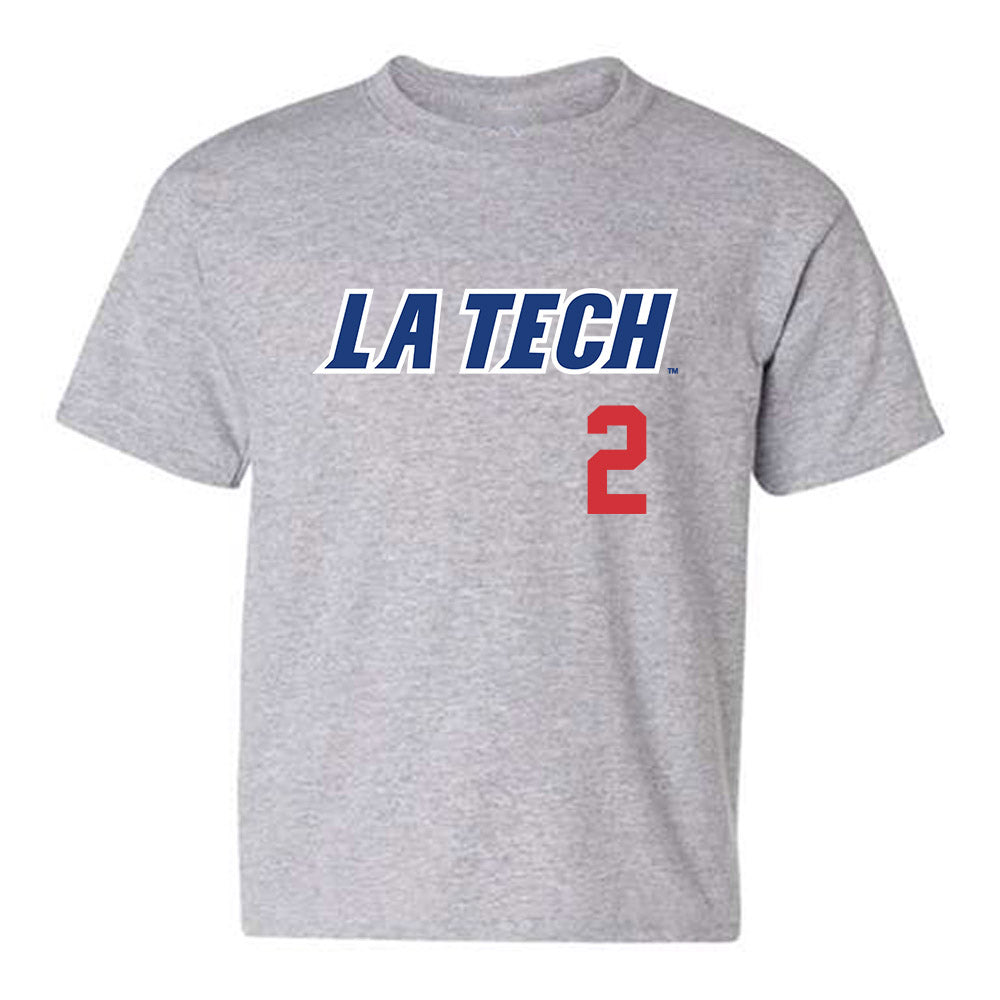 LA Tech - NCAA Baseball : Nathan Houston - Replica Shersey Youth T-Shirt-0
