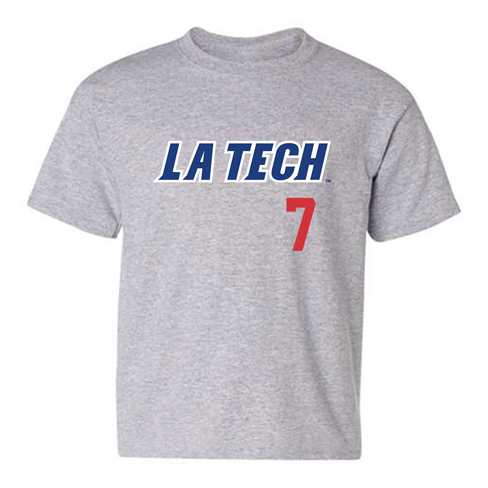 LA Tech - NCAA Baseball : Hudson Rowan - Replica Shersey Youth T-Shirt-0