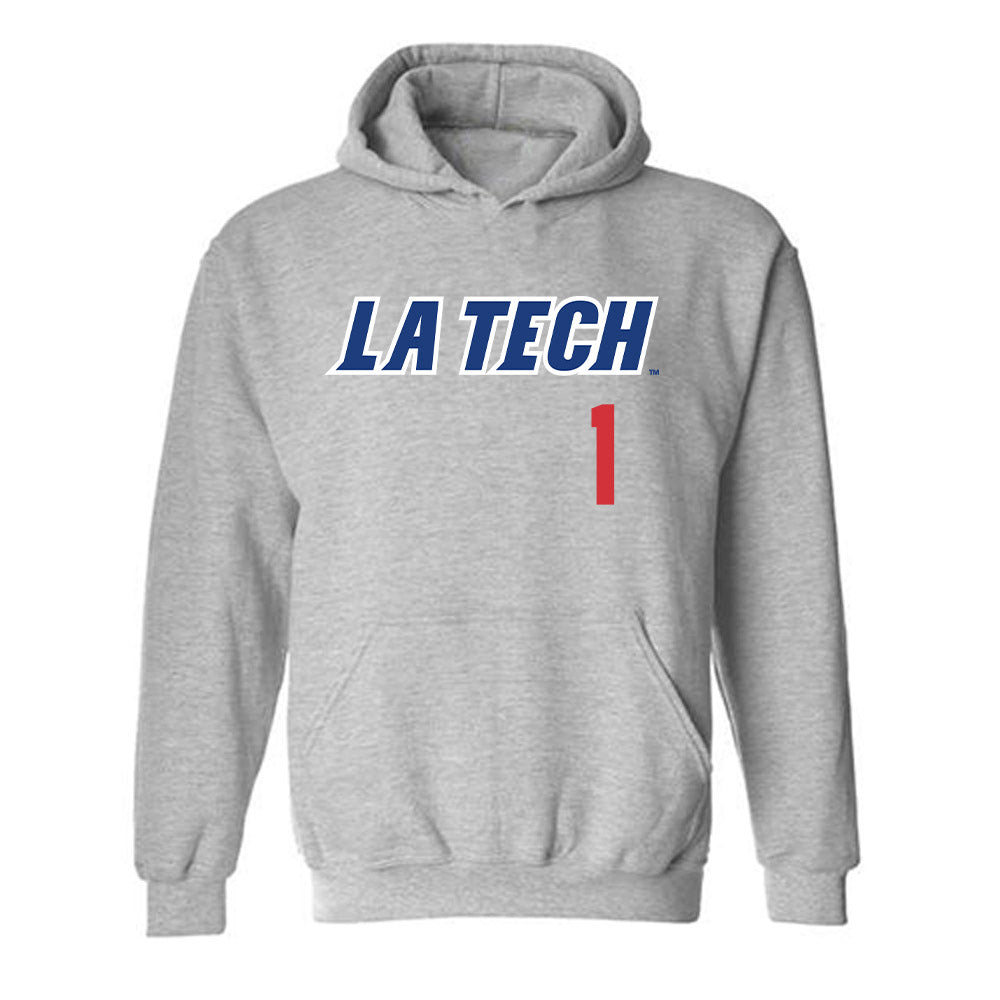 LA Tech - NCAA Baseball : Wesley Scott - Replica Shersey Hooded Sweatshirt-0