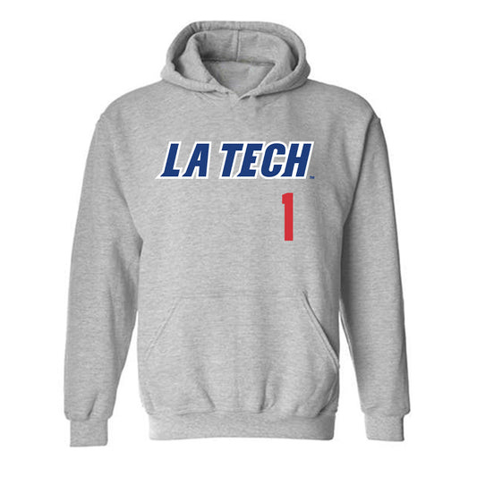 LA Tech - NCAA Baseball : Wesley Scott - Replica Shersey Hooded Sweatshirt-0