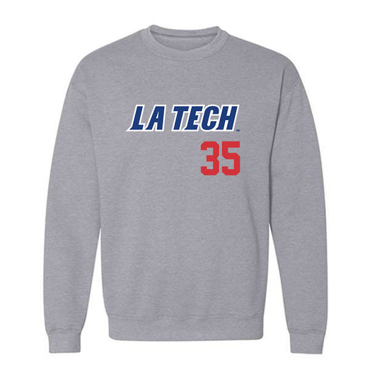 LA Tech - NCAA Baseball : Drew Ferguson - Replica Shersey Crewneck Sweatshirt-0