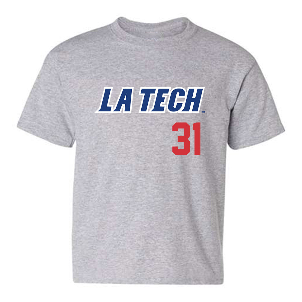 LA Tech - NCAA Baseball : Joey Wittig - Replica Shersey Youth T-Shirt-0