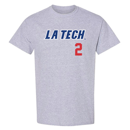 LA Tech - NCAA Baseball : Nathan Houston - Replica Shersey T-Shirt-0