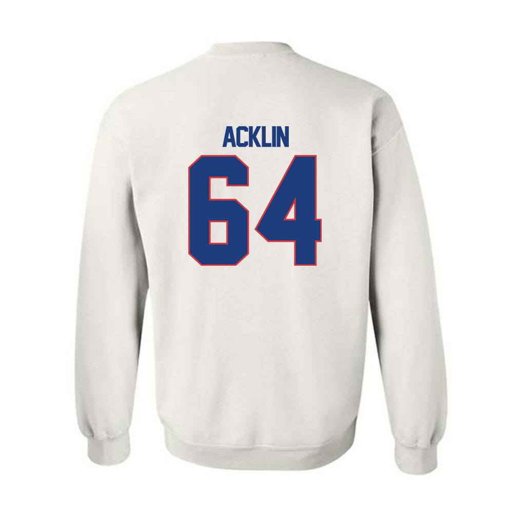 LA Tech - NCAA Football : Jake Acklin - Generic Shersey Crewneck Sweatshirt