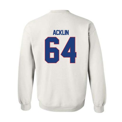 LA Tech - NCAA Football : Jake Acklin - Generic Shersey Crewneck Sweatshirt