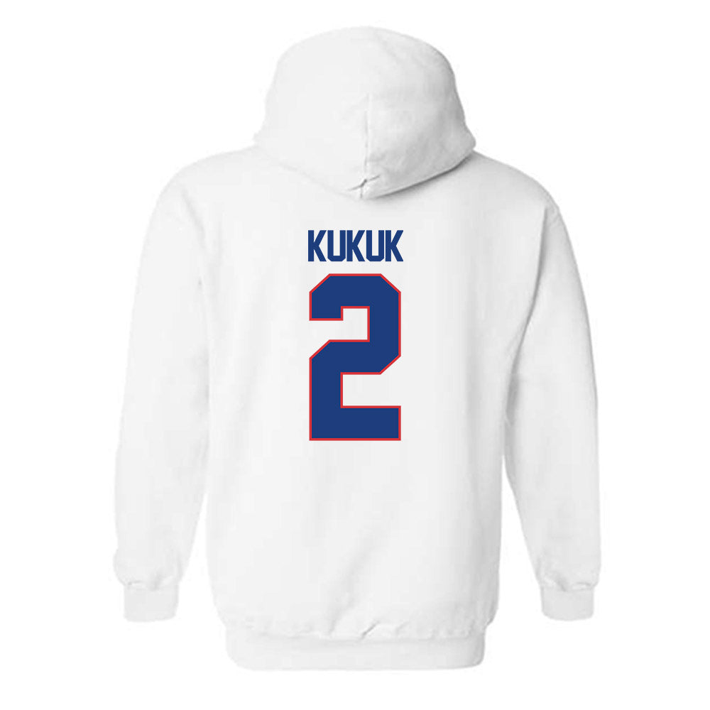 LA Tech - NCAA Football : Trey Kukuk - Generic Shersey Hooded Sweatshirt-1