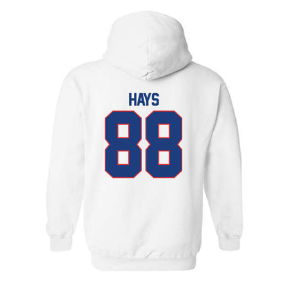 LA Tech - NCAA Football : Zachary Hays - Generic Shersey Hooded Sweatshirt-1