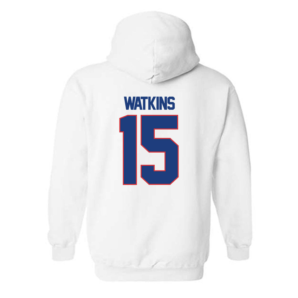 LA Tech - NCAA Football : Luke Watkins - Generic Shersey Hooded Sweatshirt-1