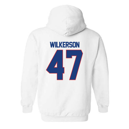 LA Tech - NCAA Football : Jay Wilkerson - Generic Shersey Hooded Sweatshirt-1