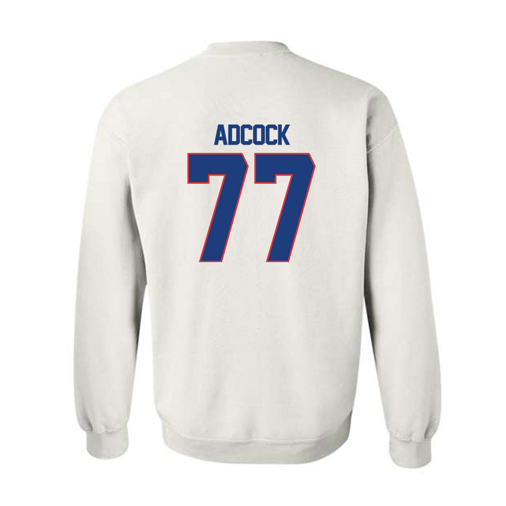 LA Tech - NCAA Football : Aric Adcock - Generic Shersey Crewneck Sweatshirt-1