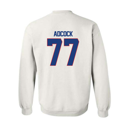 LA Tech - NCAA Football : Aric Adcock - Generic Shersey Crewneck Sweatshirt-1