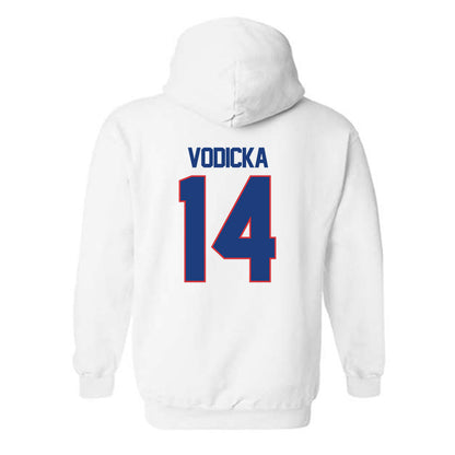 LA Tech - NCAA Football : Brady Vodicka - Generic Shersey Hooded Sweatshirt-1