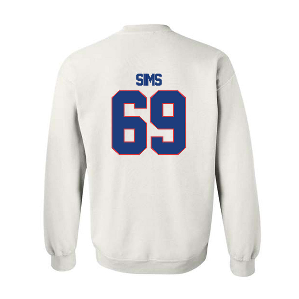 LA Tech - NCAA Football : Trent Sims - Generic Shersey Crewneck Sweatshirt-1