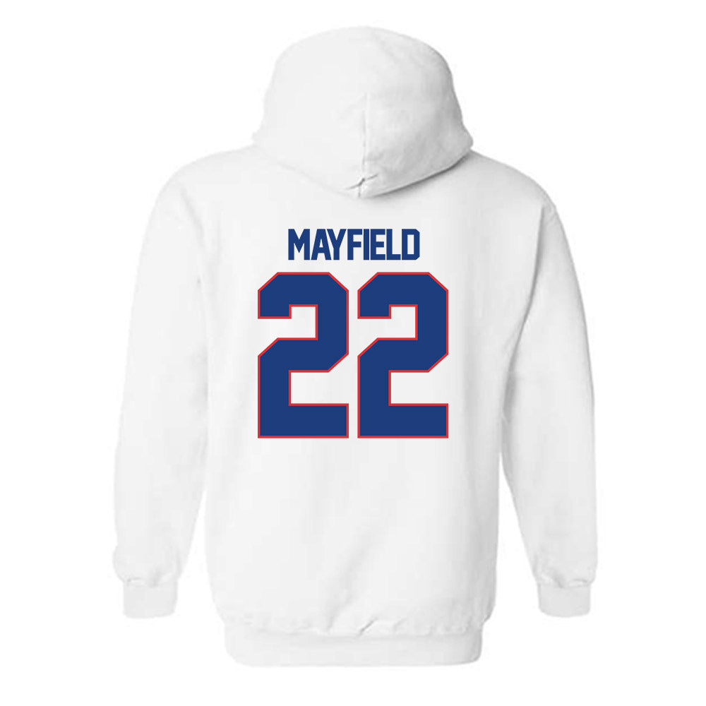 LA Tech - NCAA Football : Jadon Mayfield - Generic Shersey Hooded Sweatshirt-1