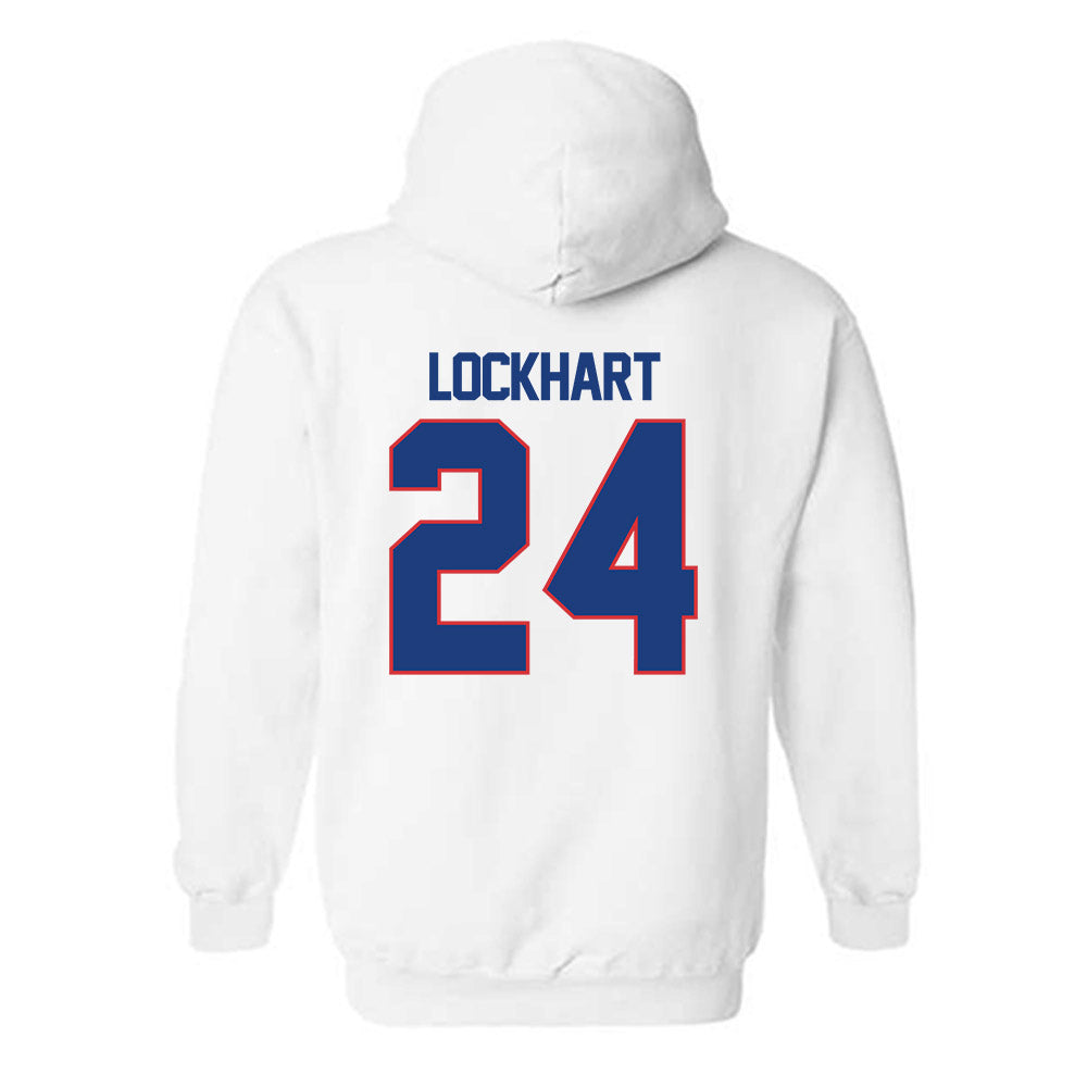 LA Tech - NCAA Football : Javari Lockhart - Generic Shersey Hooded Sweatshirt-1