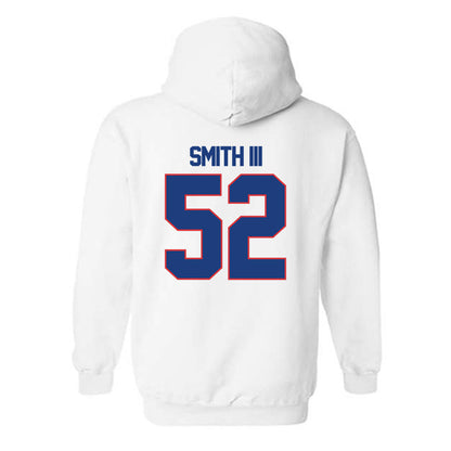 LA Tech - NCAA Football : Troy Smith III - Generic Shersey Hooded Sweatshirt-1
