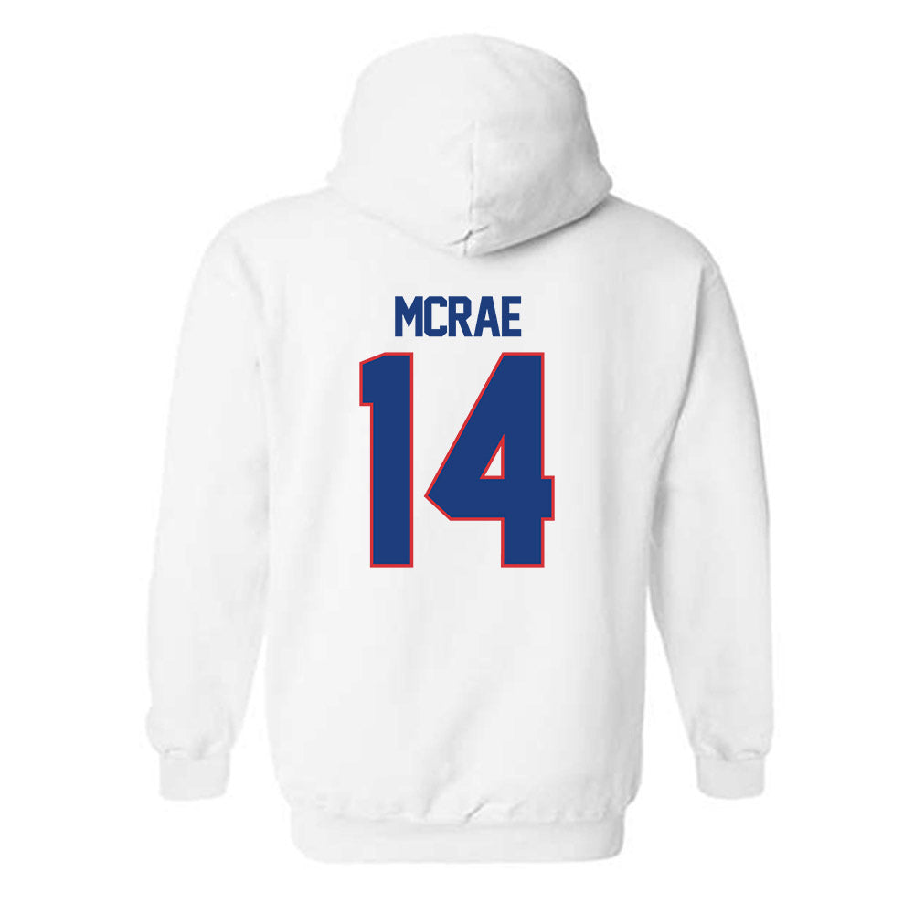 LA Tech - NCAA Football : Jordan Mcrae - Generic Shersey Hooded Sweatshirt-1