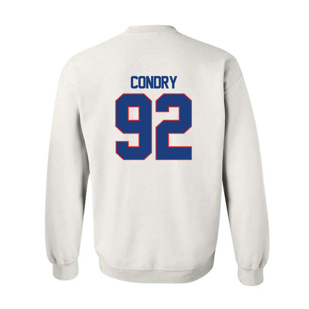 LA Tech - NCAA Football : Lane Condry - Generic Shersey Crewneck Sweatshirt-1