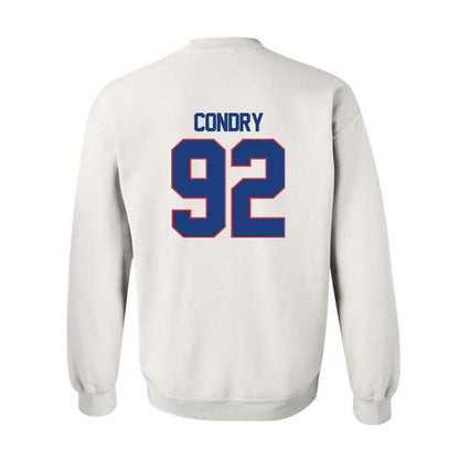 LA Tech - NCAA Football : Lane Condry - Generic Shersey Crewneck Sweatshirt-1