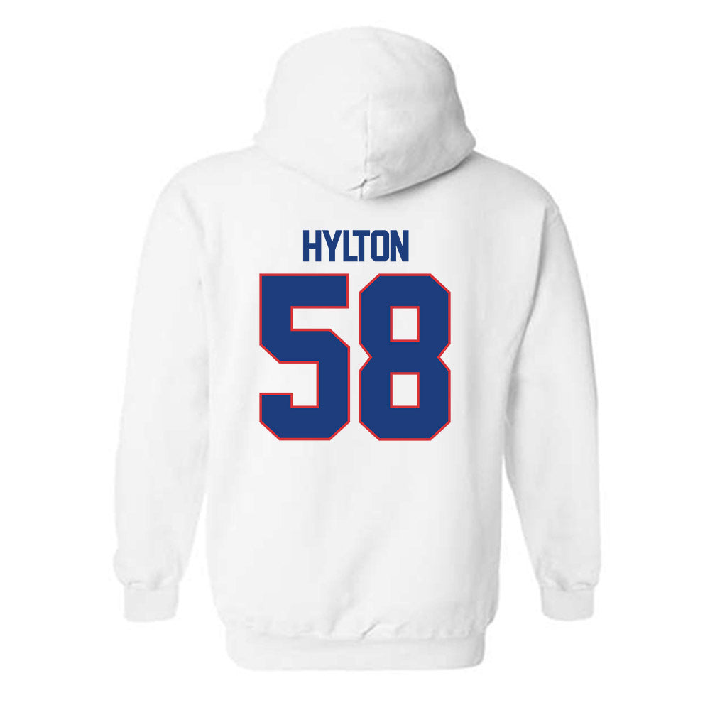 LA Tech - NCAA Football : Tye Hylton - Generic Shersey Hooded Sweatshirt-1