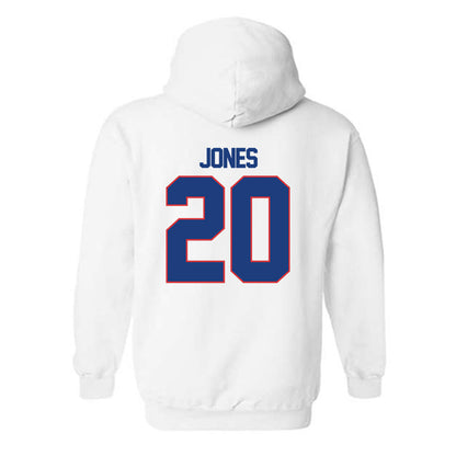 LA Tech - NCAA Football : Ty Jones - Generic Shersey Hooded Sweatshirt-1