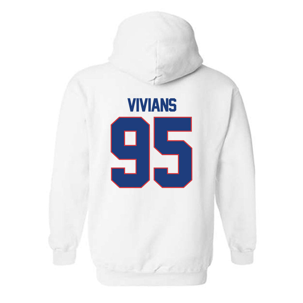 LA Tech - NCAA Football : Trevell Vivians - Generic Shersey Hooded Sweatshirt