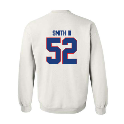 LA Tech - NCAA Football : Troy Smith III - Generic Shersey Crewneck Sweatshirt-1