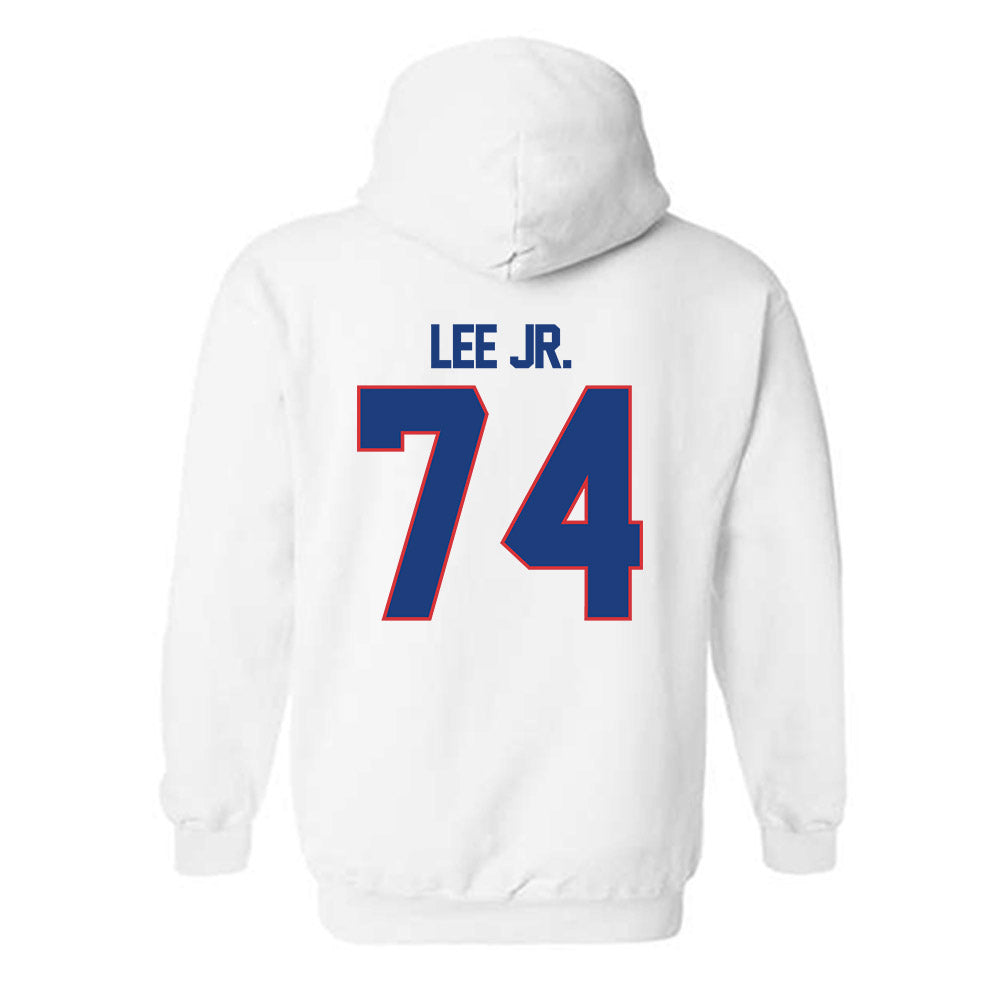 LA Tech - NCAA Football : Jamon Lee Jr. - Generic Shersey Hooded Sweatshirt-1