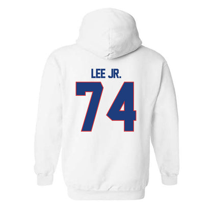 LA Tech - NCAA Football : Jamon Lee Jr. - Generic Shersey Hooded Sweatshirt-1