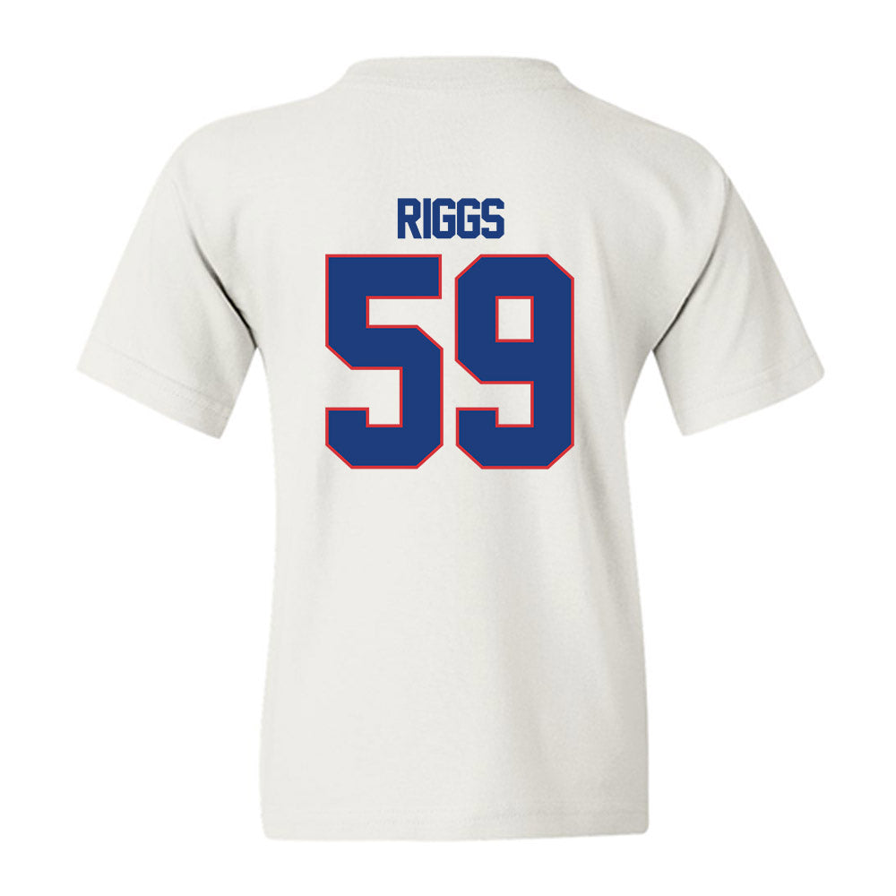 LA Tech - NCAA Football : Jake Riggs - Generic Shersey Youth T-Shirt-1