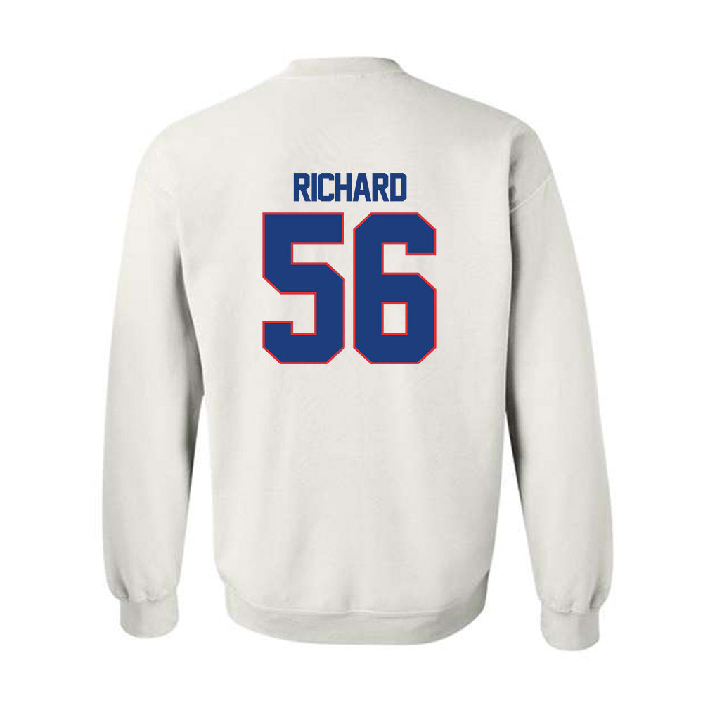 LA Tech - NCAA Football : Andrew Richard - Generic Shersey Crewneck Sweatshirt-1