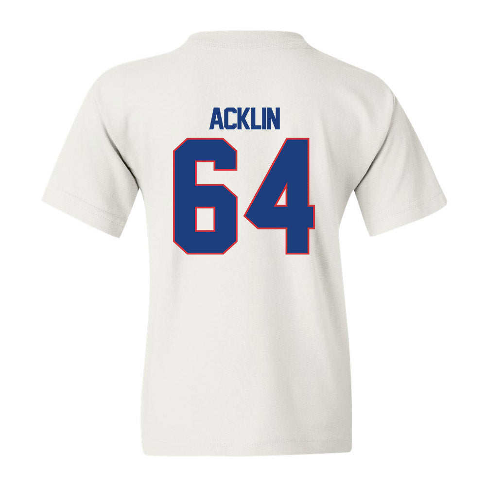 LA Tech - NCAA Football : Jake Acklin - Generic Shersey Youth T-Shirt