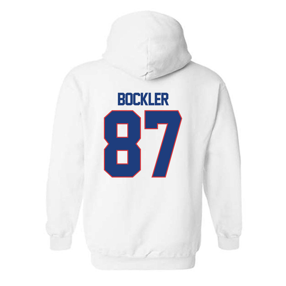 LA Tech - NCAA Football : Brayden Bockler - Generic Shersey Hooded Sweatshirt-1