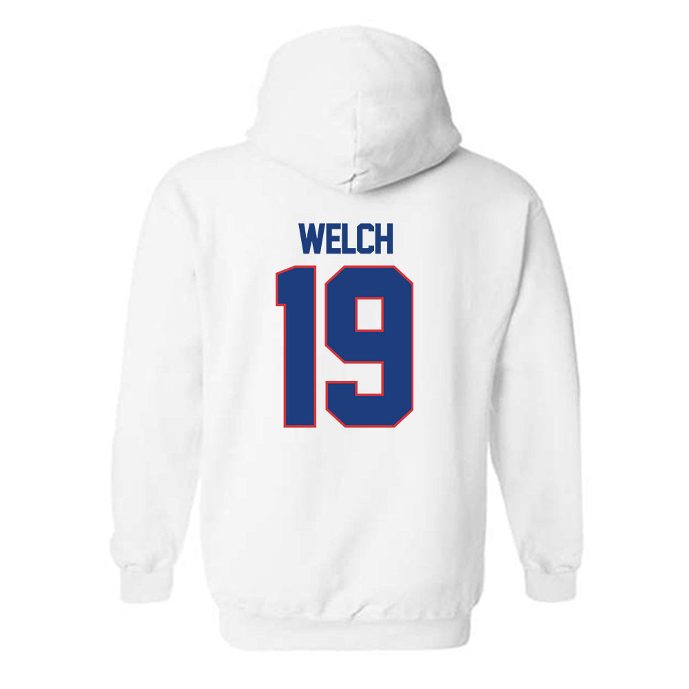LA Tech - NCAA Football : Mason Welch - Generic Shersey Hooded Sweatshirt-1