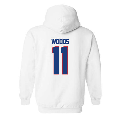 LA Tech - NCAA Football : Cedric Woods - Generic Shersey Hooded Sweatshirt