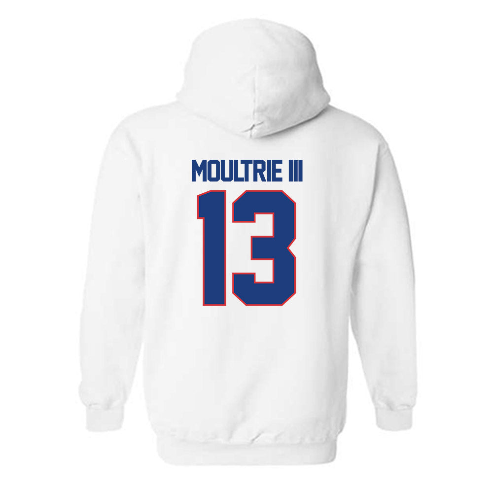LA Tech - NCAA Football : Marcus Moultrie III - Generic Shersey Hooded Sweatshirt-1