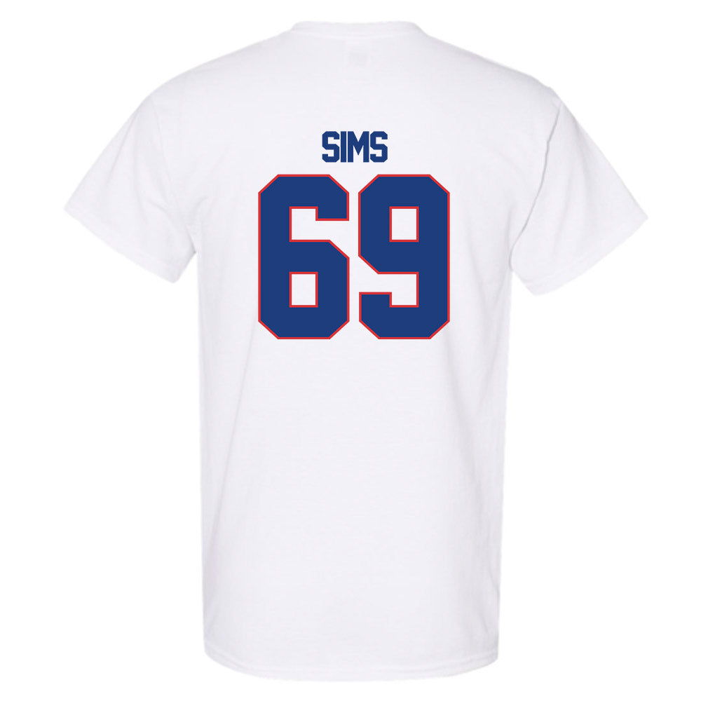 LA Tech - NCAA Football : Trent Sims - Generic Shersey T-Shirt-1