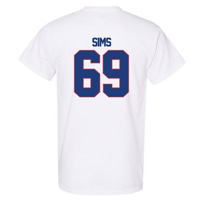 LA Tech - NCAA Football : Trent Sims - Generic Shersey T-Shirt-1