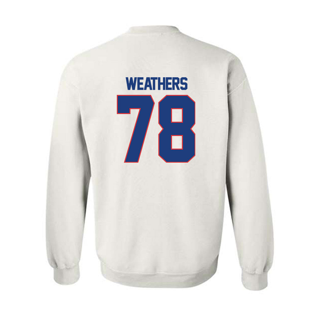 LA Tech - NCAA Football : Bryson Weathers - Generic Shersey Crewneck Sweatshirt-1