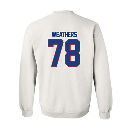 LA Tech - NCAA Football : Bryson Weathers - Generic Shersey Crewneck Sweatshirt-1