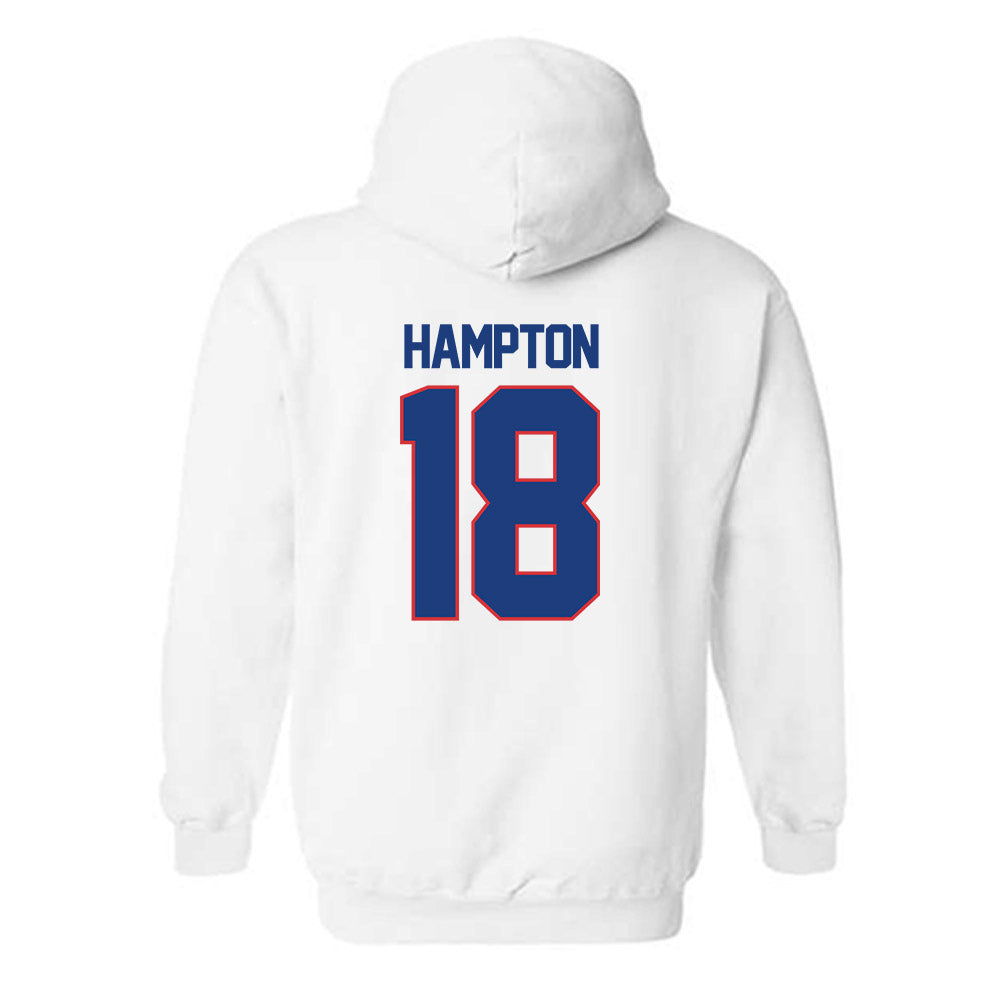 LA Tech - NCAA Football : Jaitlin Hampton - Generic Shersey Hooded Sweatshirt-1