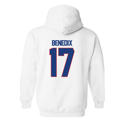 LA Tech - NCAA Football : Dane Benedix - Generic Shersey Hooded Sweatshirt-1