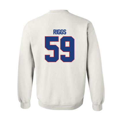 LA Tech - NCAA Football : Jake Riggs - Generic Shersey Crewneck Sweatshirt-1