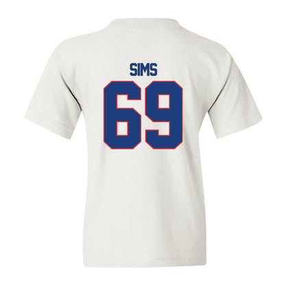 LA Tech - NCAA Football : Trent Sims - Generic Shersey Youth T-Shirt-1