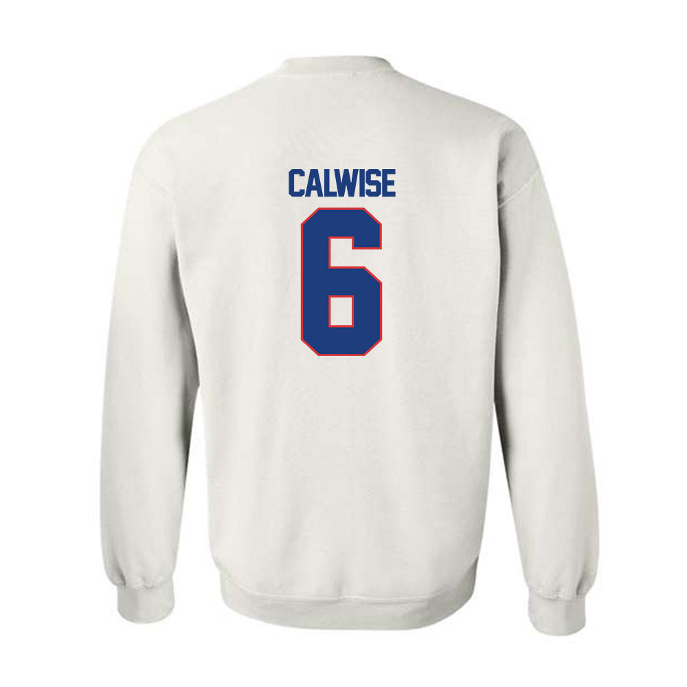 LA Tech - NCAA Football : Marcus Calwise - Generic Shersey Crewneck Sweatshirt-1