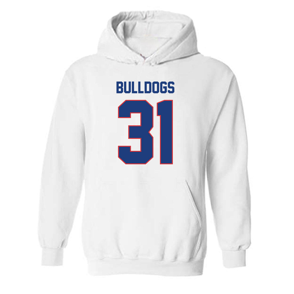 LA Tech - NCAA Football : Hunter Rioux - Generic Shersey Hooded Sweatshirt-0