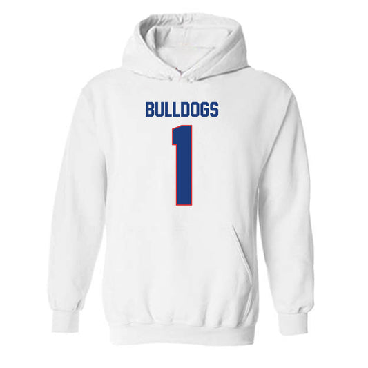 LA Tech - NCAA Football : Sam Fongang - Generic Shersey Hooded Sweatshirt-0