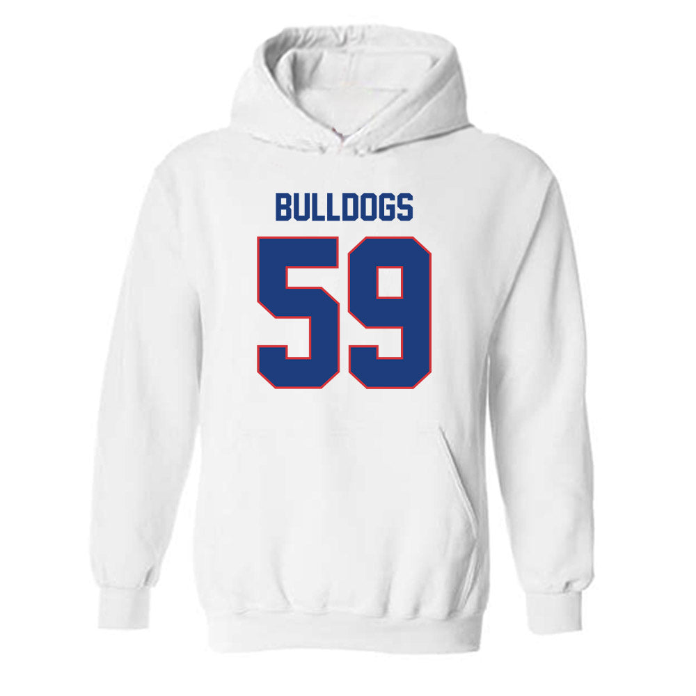 LA Tech - NCAA Football : Jake Riggs - Generic Shersey Hooded Sweatshirt-0